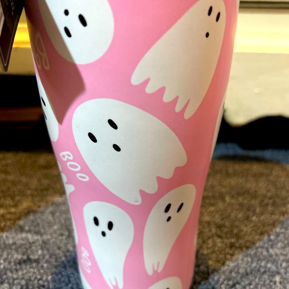Halloween Pink Ghost Tumbler 🩷👻
